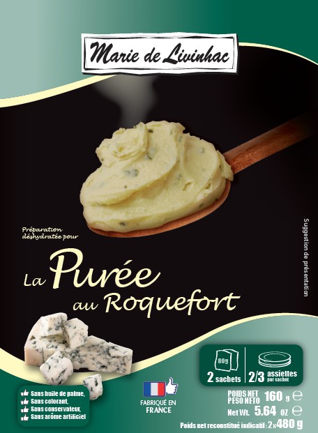Puree au Roquefort