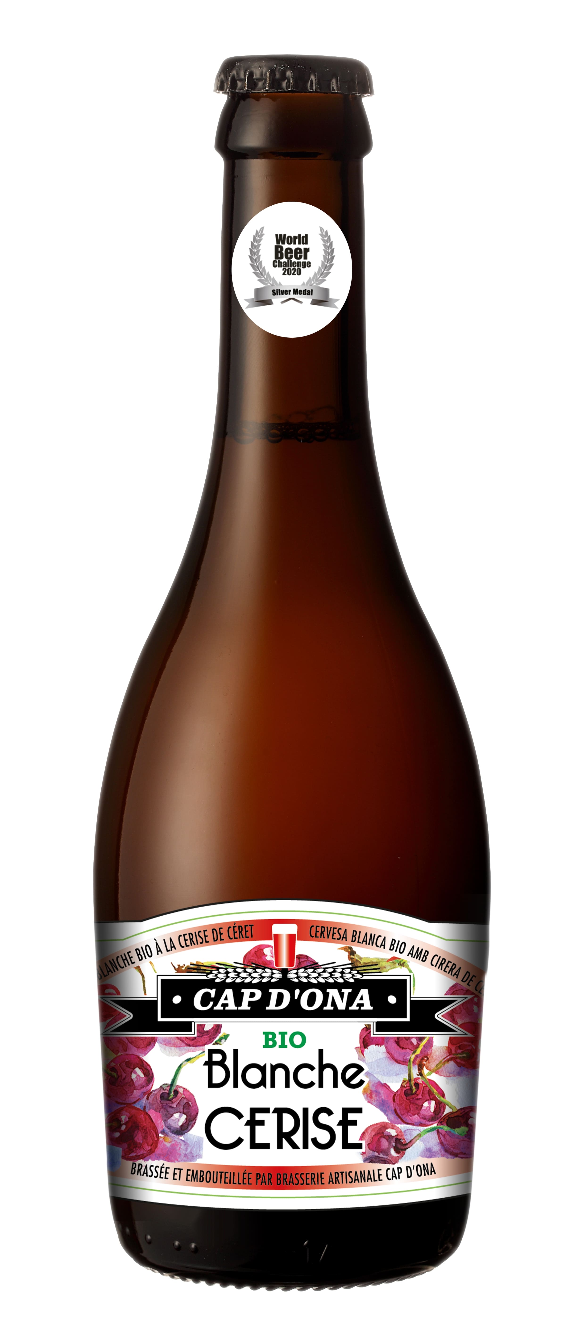 BIERE CAP D ONA Blanche a la Cerise BIO
