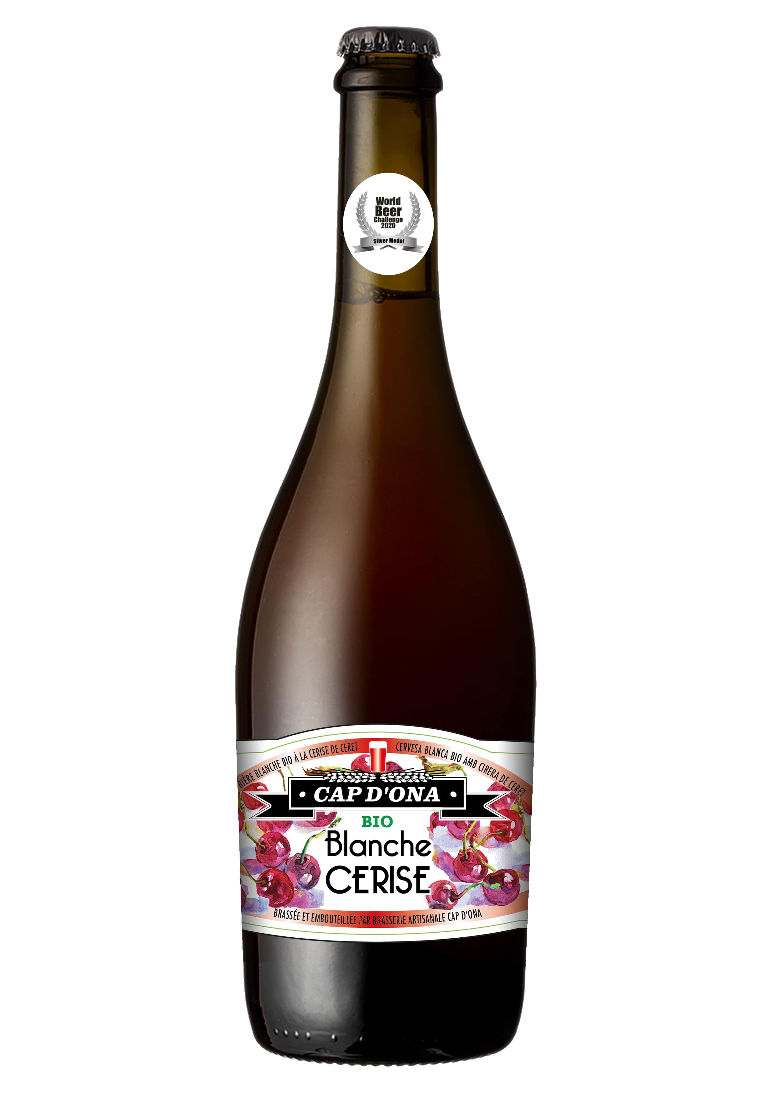 BIERE CAP D ONA Blanche a la Cerise BIO