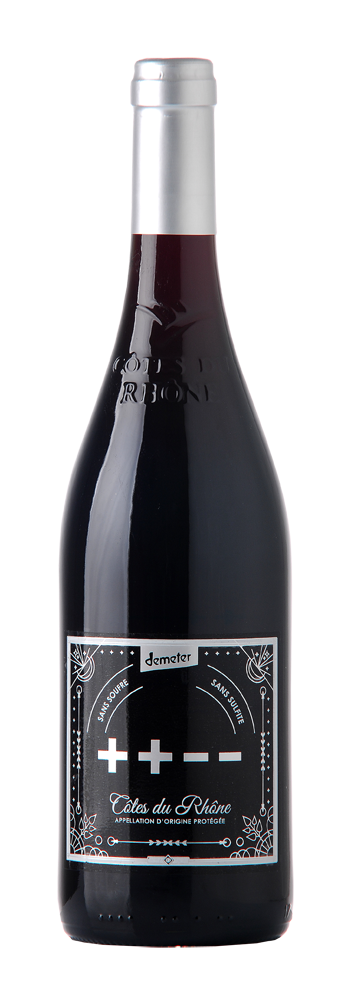 AOP CÔTES DU RHÔNE ROUGE SANS SULFITE