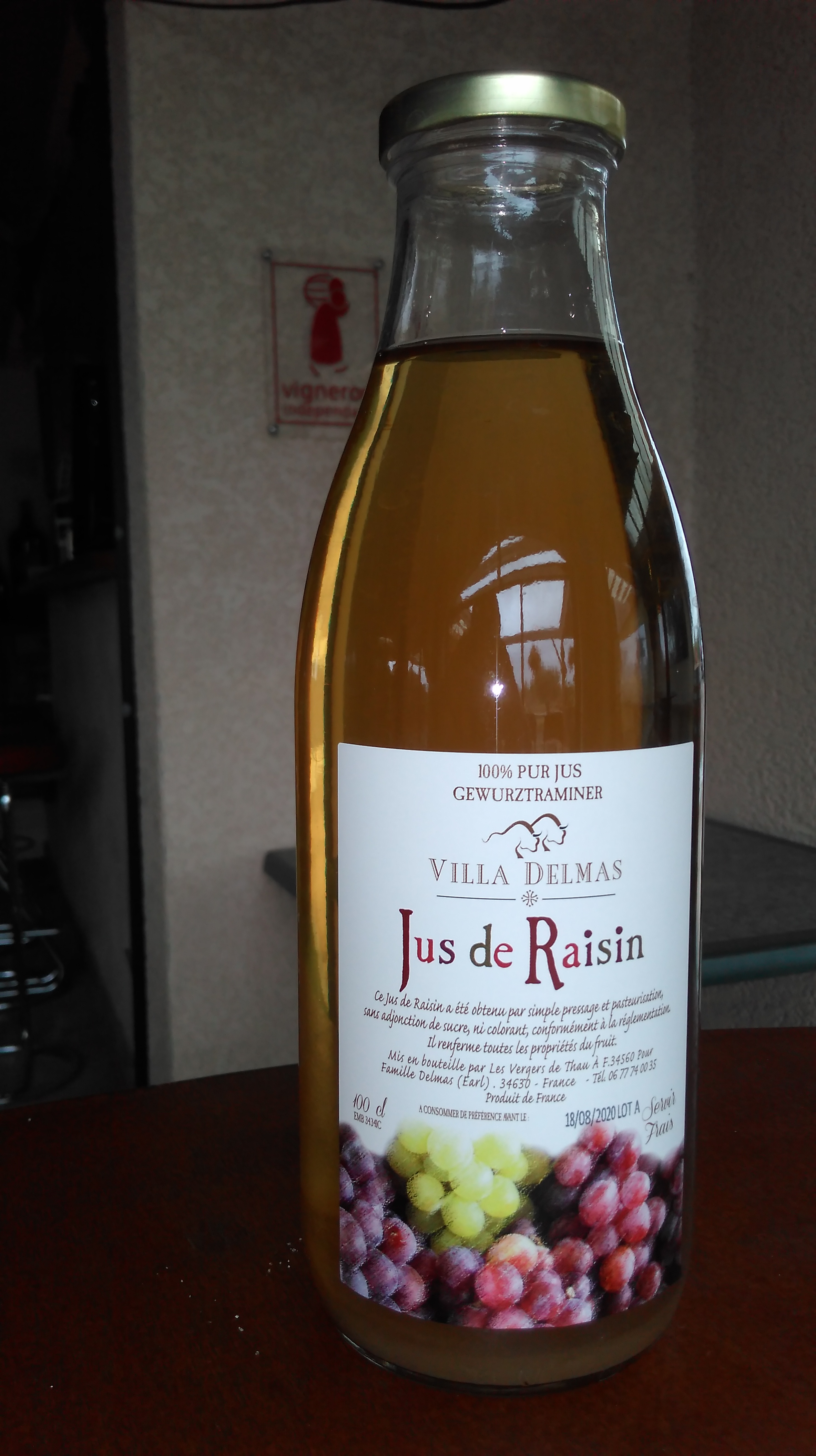 Jus de raisin Gewurztraminer