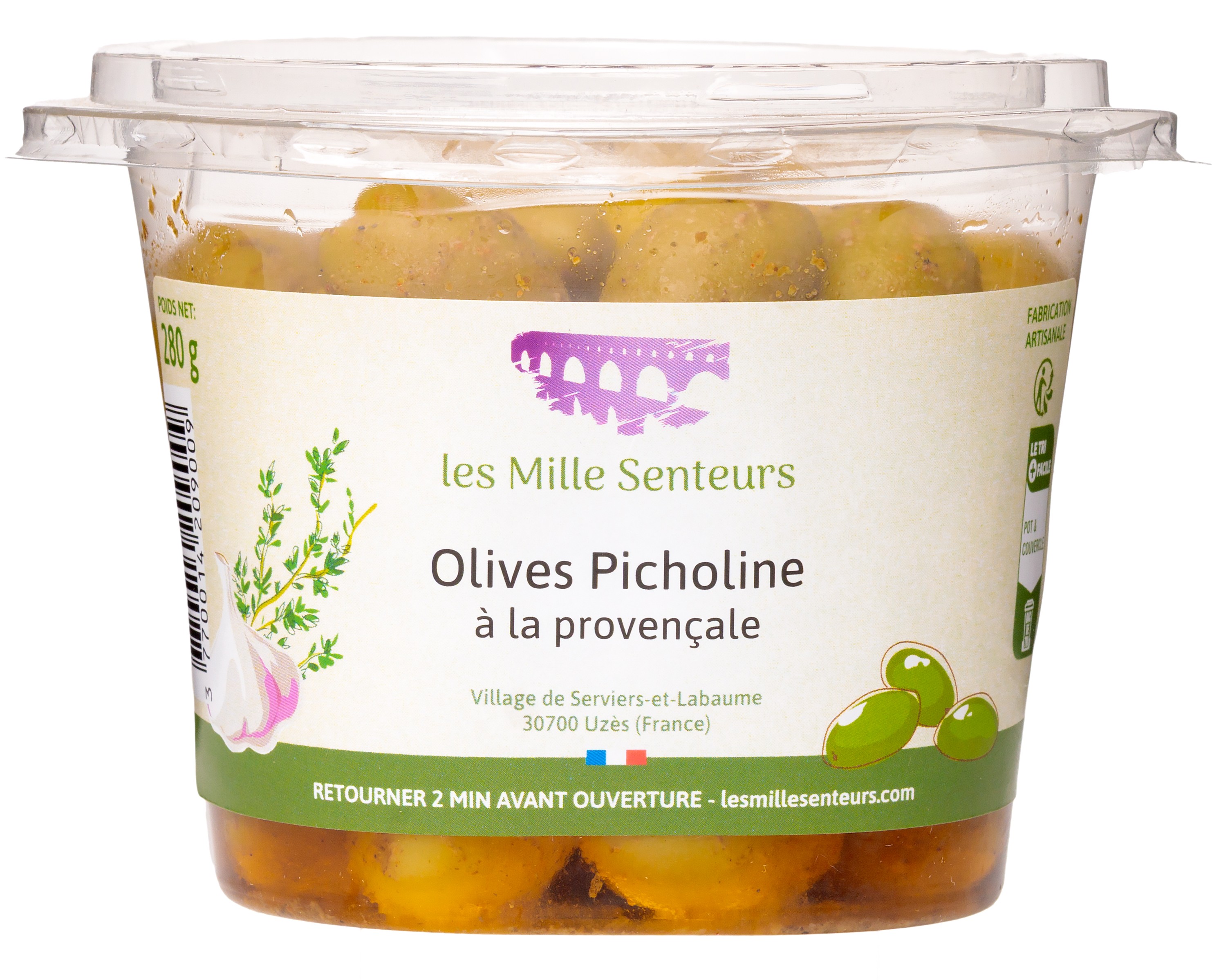 Olives Picholine d'Occitanie à la provençale