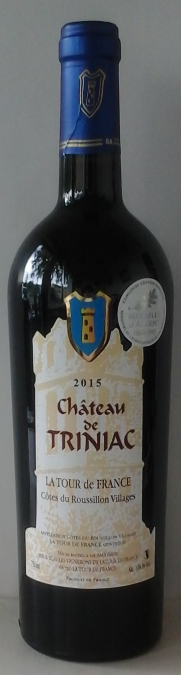 CHÂTEAU DE TRINIAC 2015 (Médaille d'Argent Paris 2017)