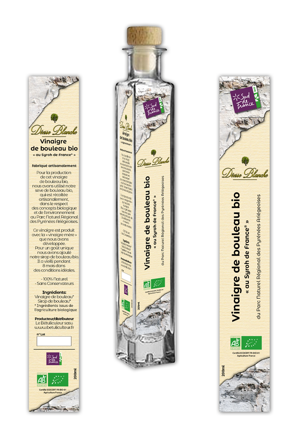 Vinaigre de Bouleau bio au Sirop de Bouleau bio