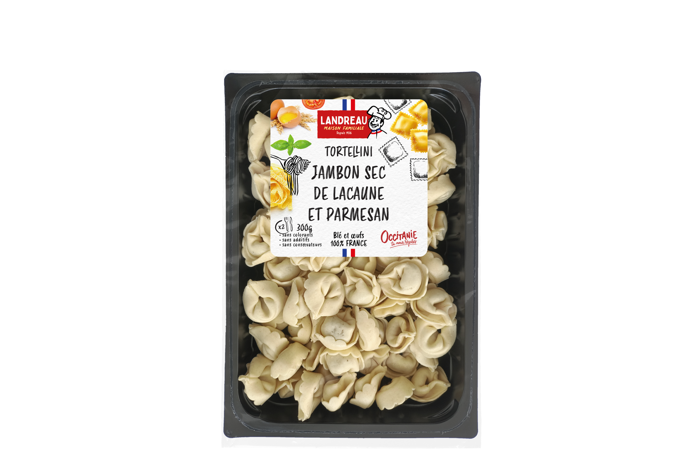 Tortellini jambon parmesan