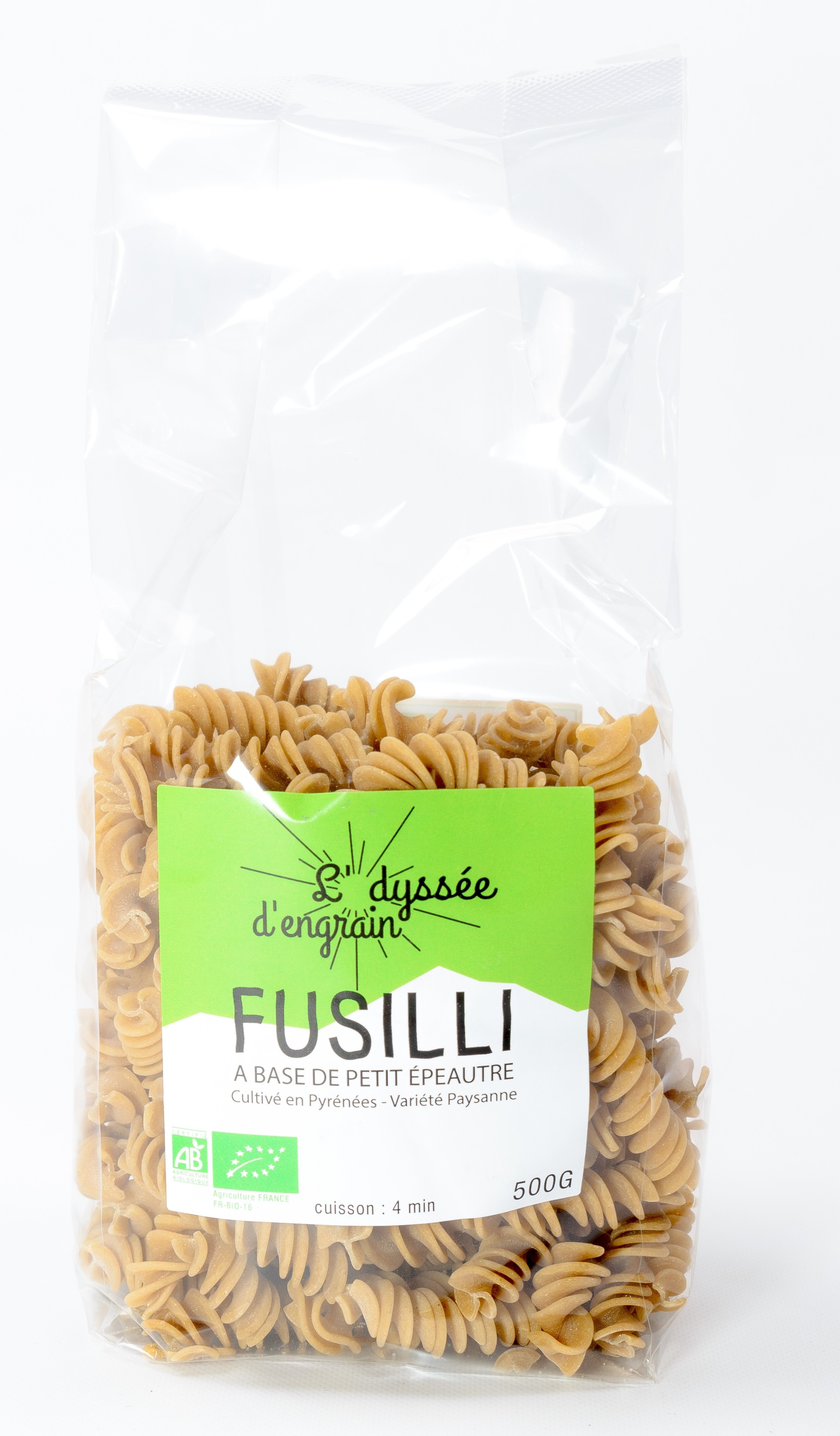 Fusilli Petit Epeautre 500g