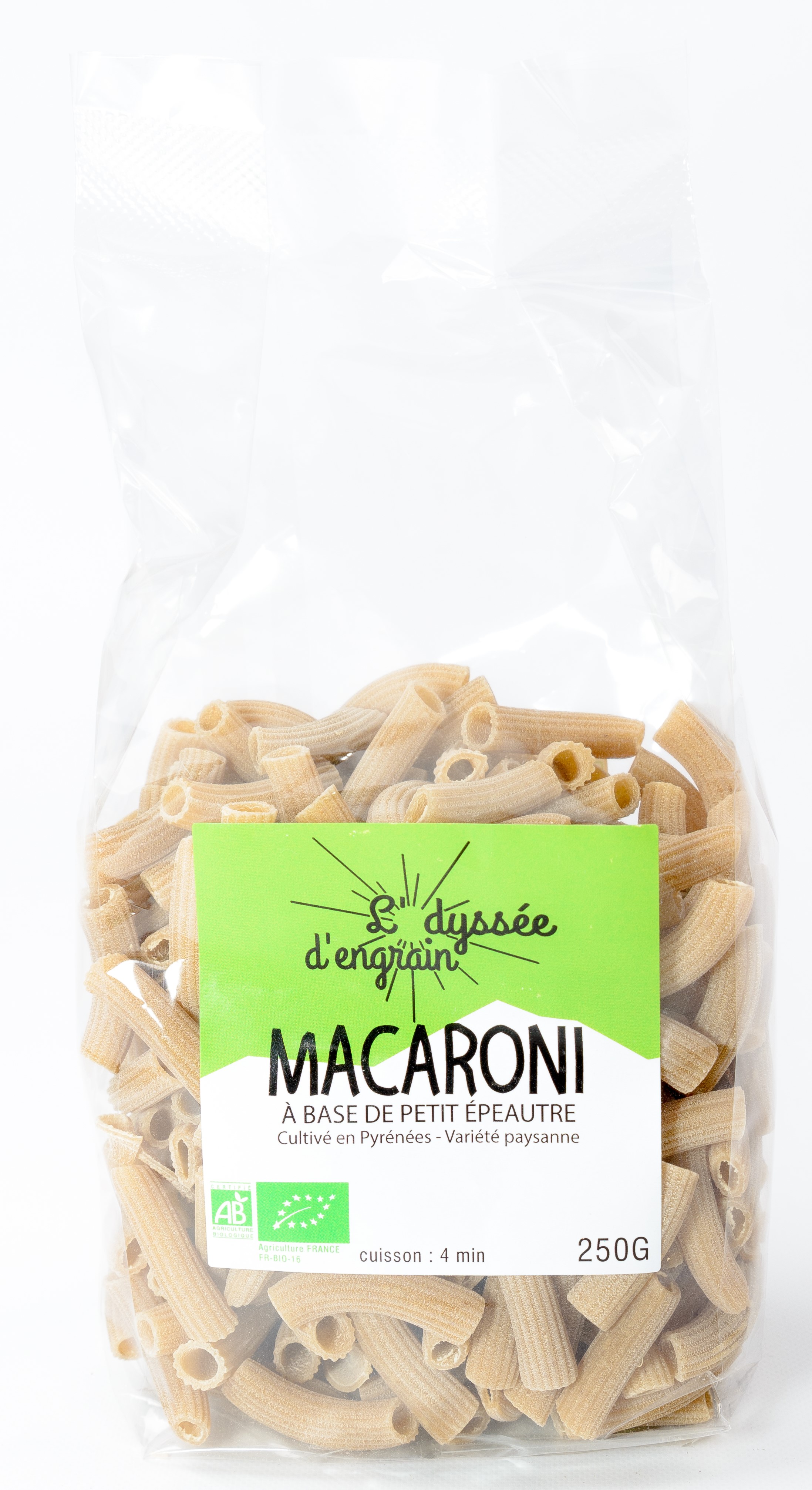 Macaroni Petit Epeautre 250g