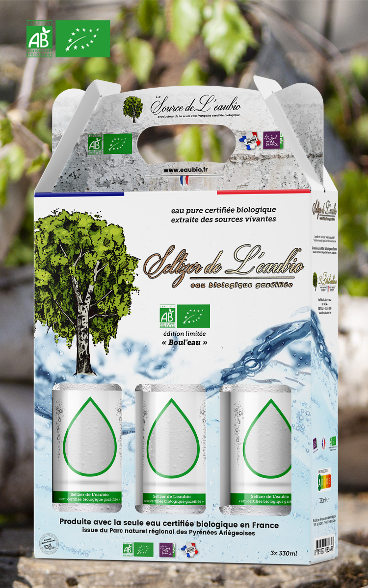 Seltzer de L'eaubio® bio