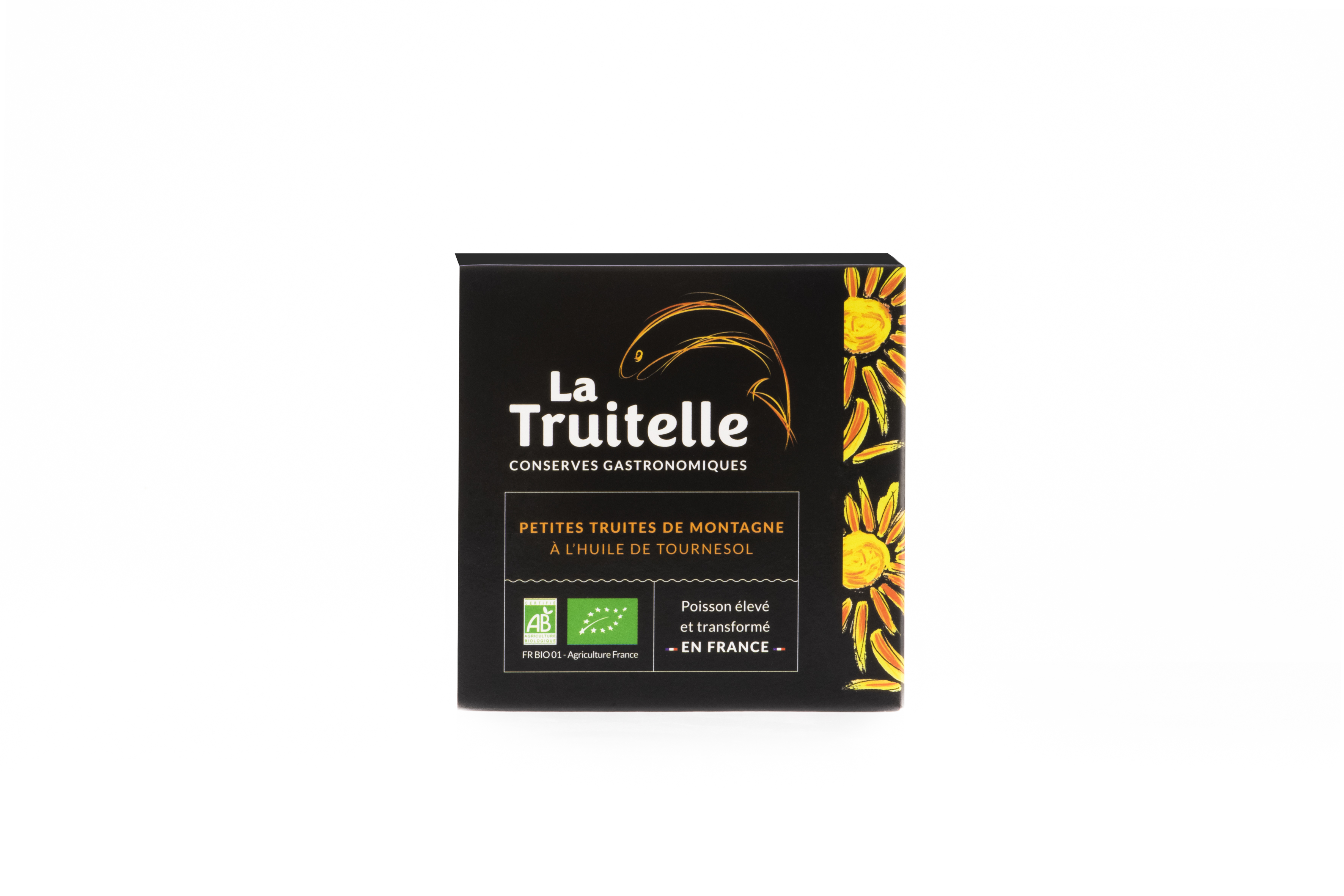 Truitelles et huile de tournesol