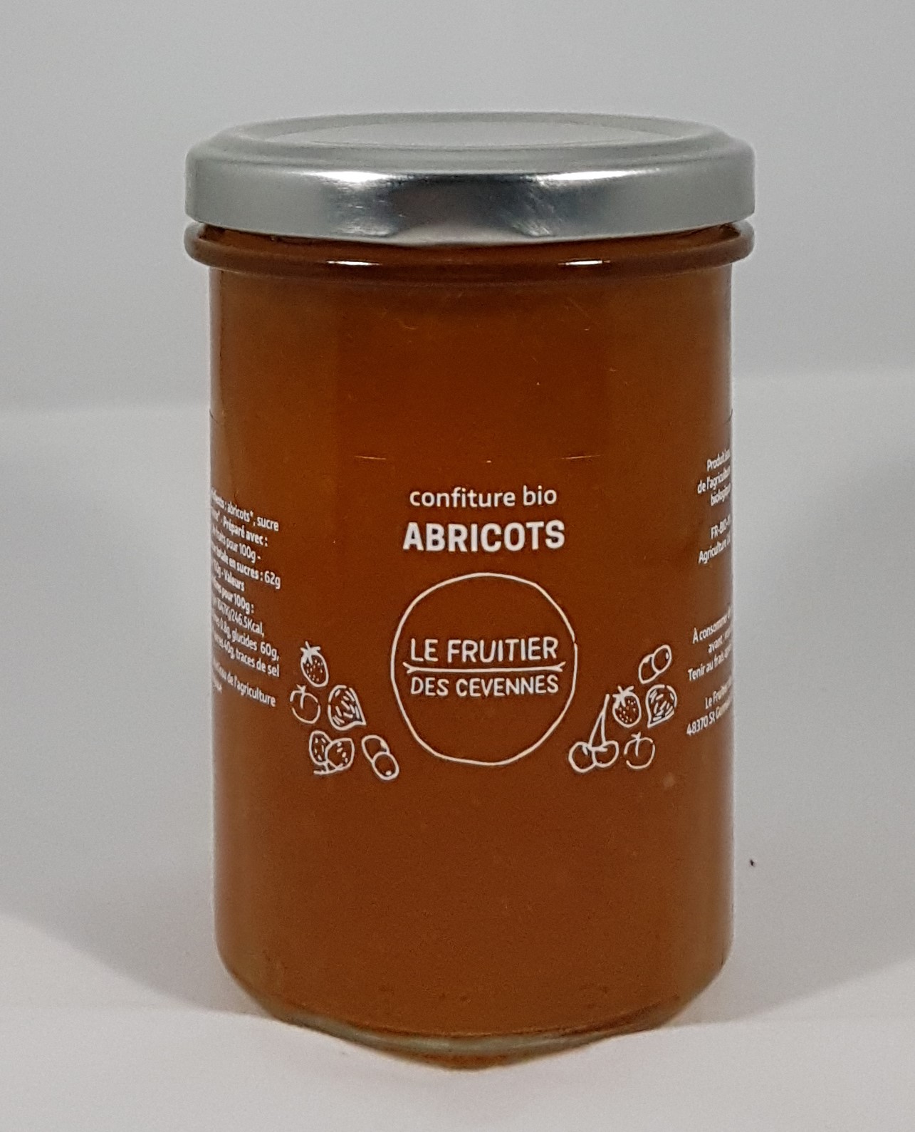 Confiture d'abricots Bio
