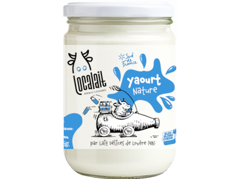 Yaourt local et ecoresponsable Nature