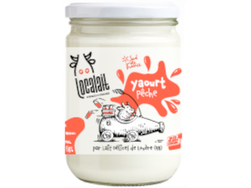 Yaourt local et ecoresponsable Peche