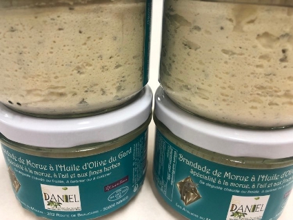 Brandade de morue a l'ail et au persil - bocal 200 gr