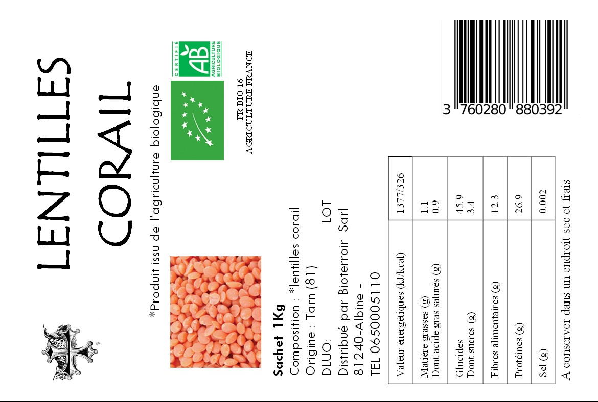 Lentille Corail