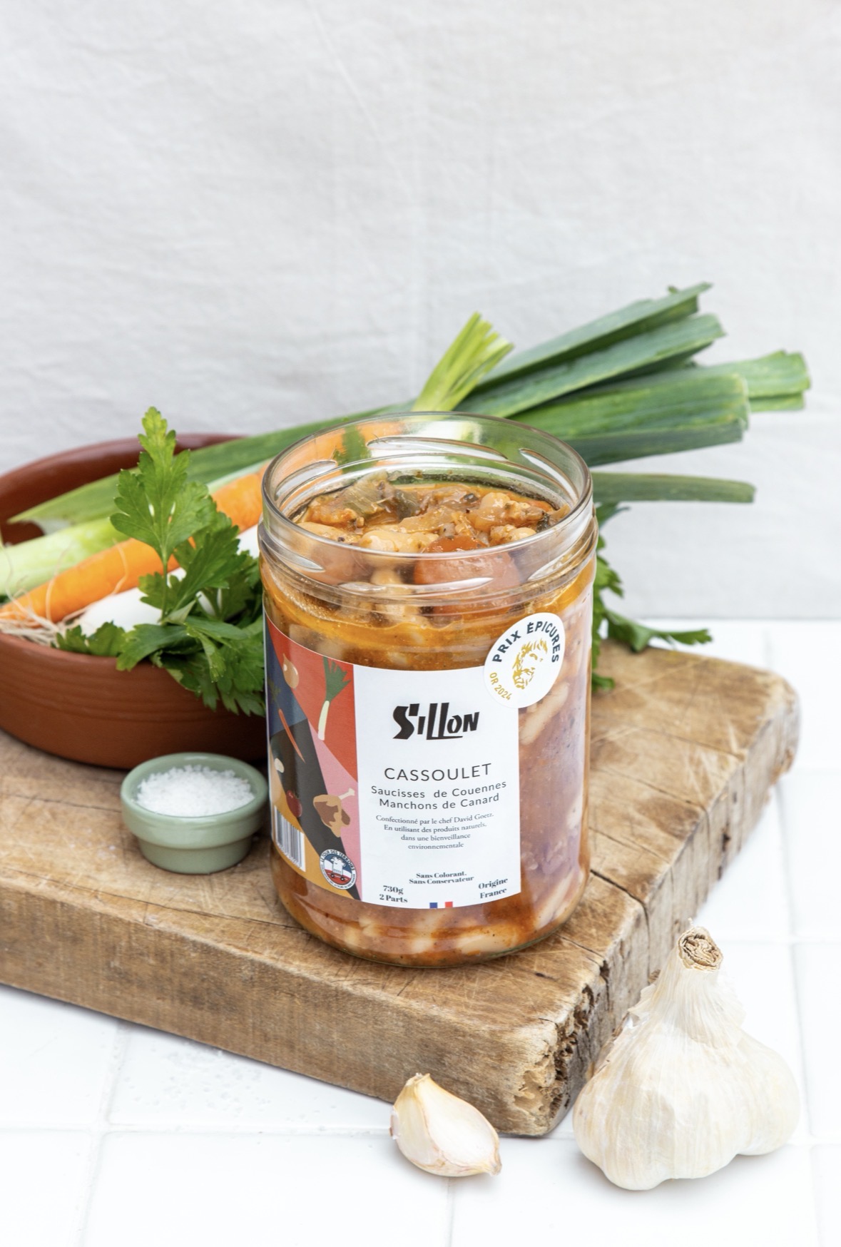 Cassoulet a la saucisse de Couenne 