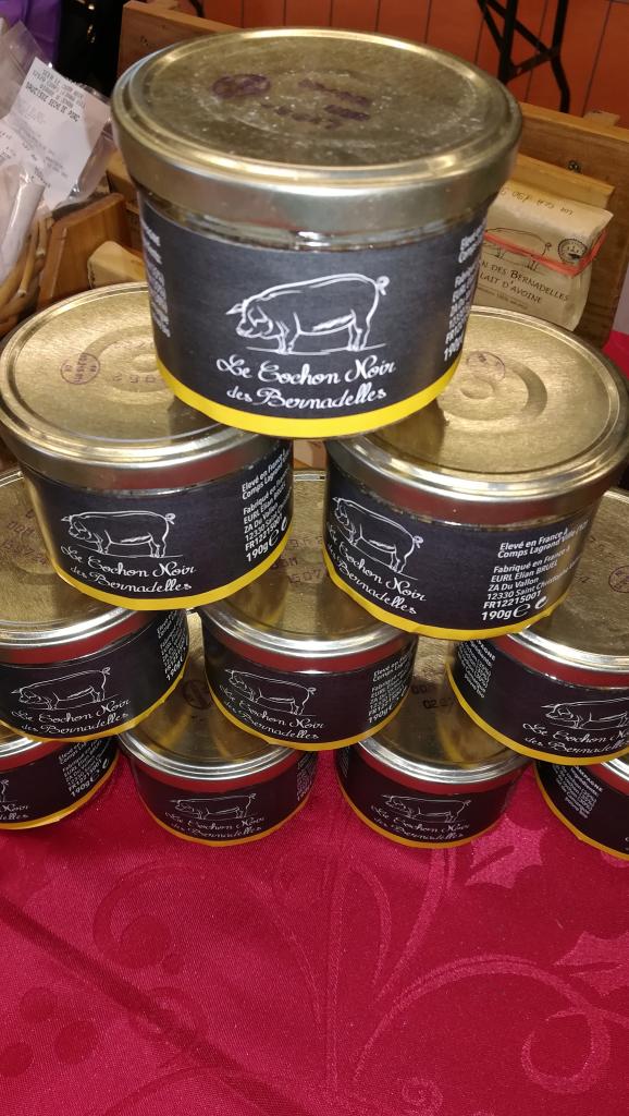 pate de campagne de cochon noir