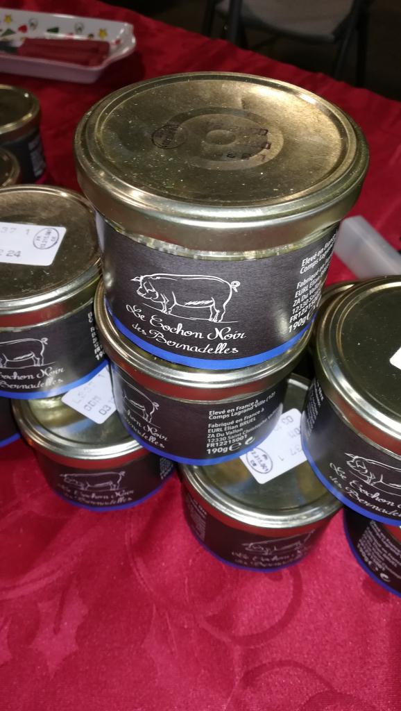 pate de tete de cochon noir