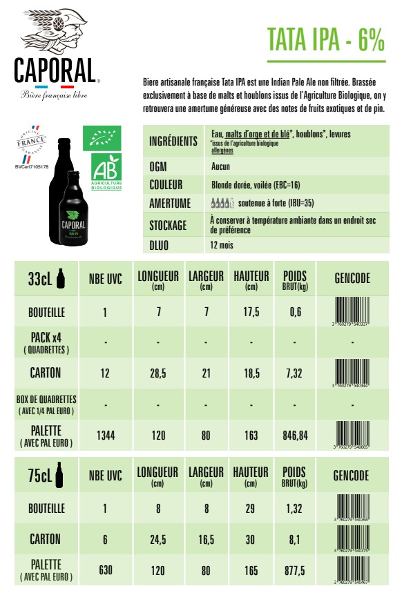 Tata IPA 6% - 75cl