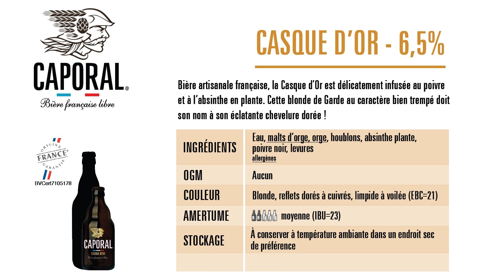 Casque d'Or 6.5% - Fut 20L