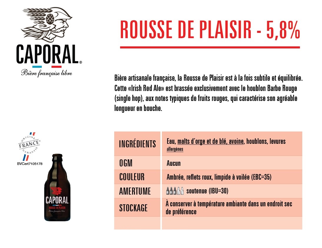 Rousse de Plaisir 5.8% - Fut 20L