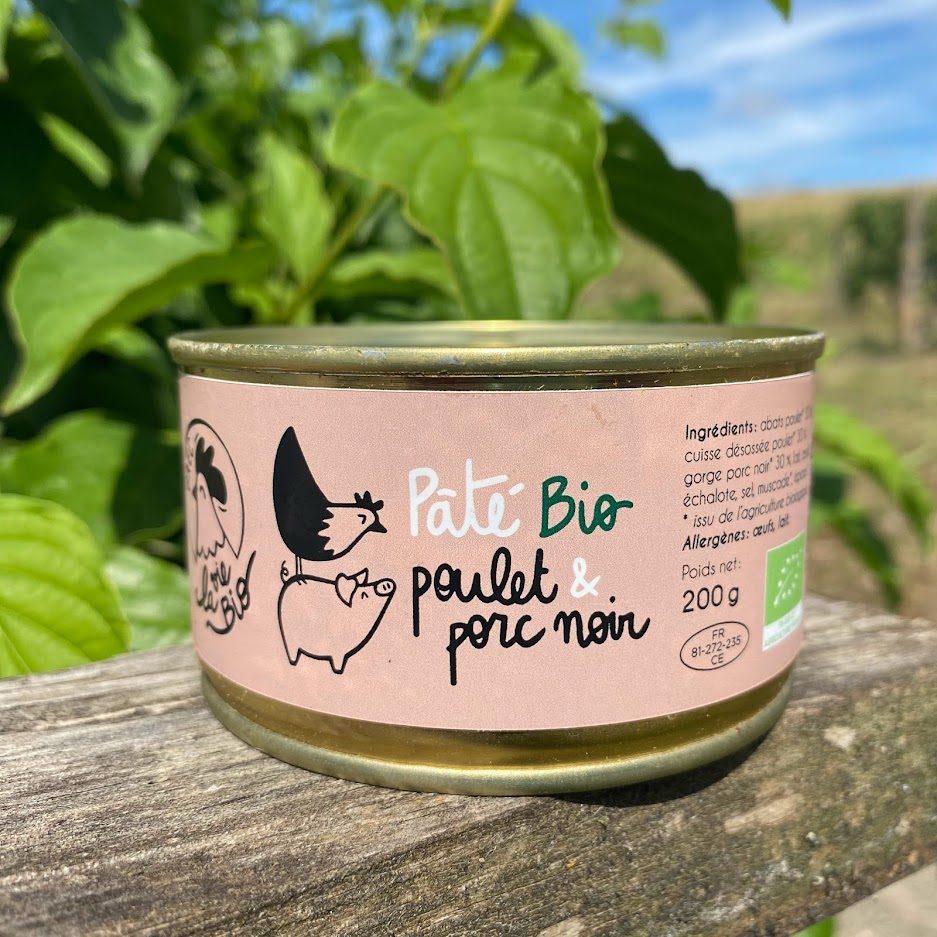 PATE POULET PORC NOIR