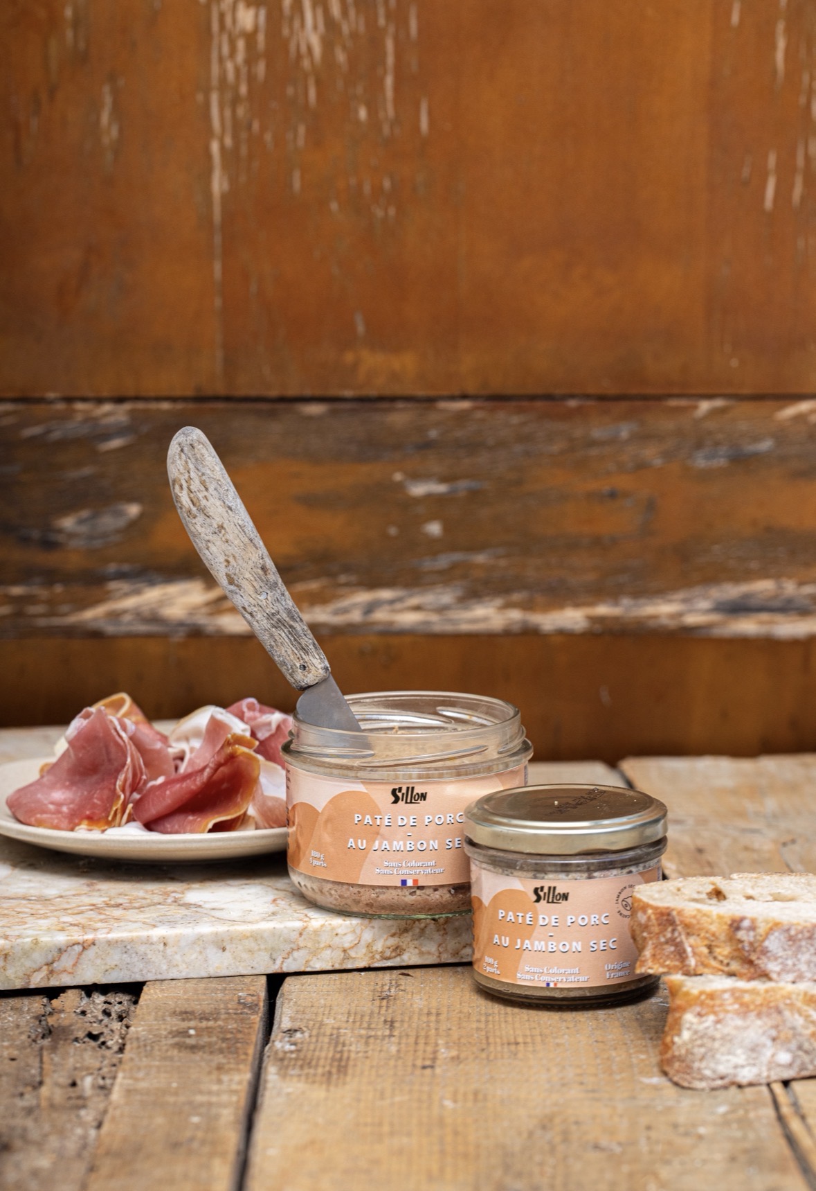 Pate de Porc, au Jambon Sec 100g