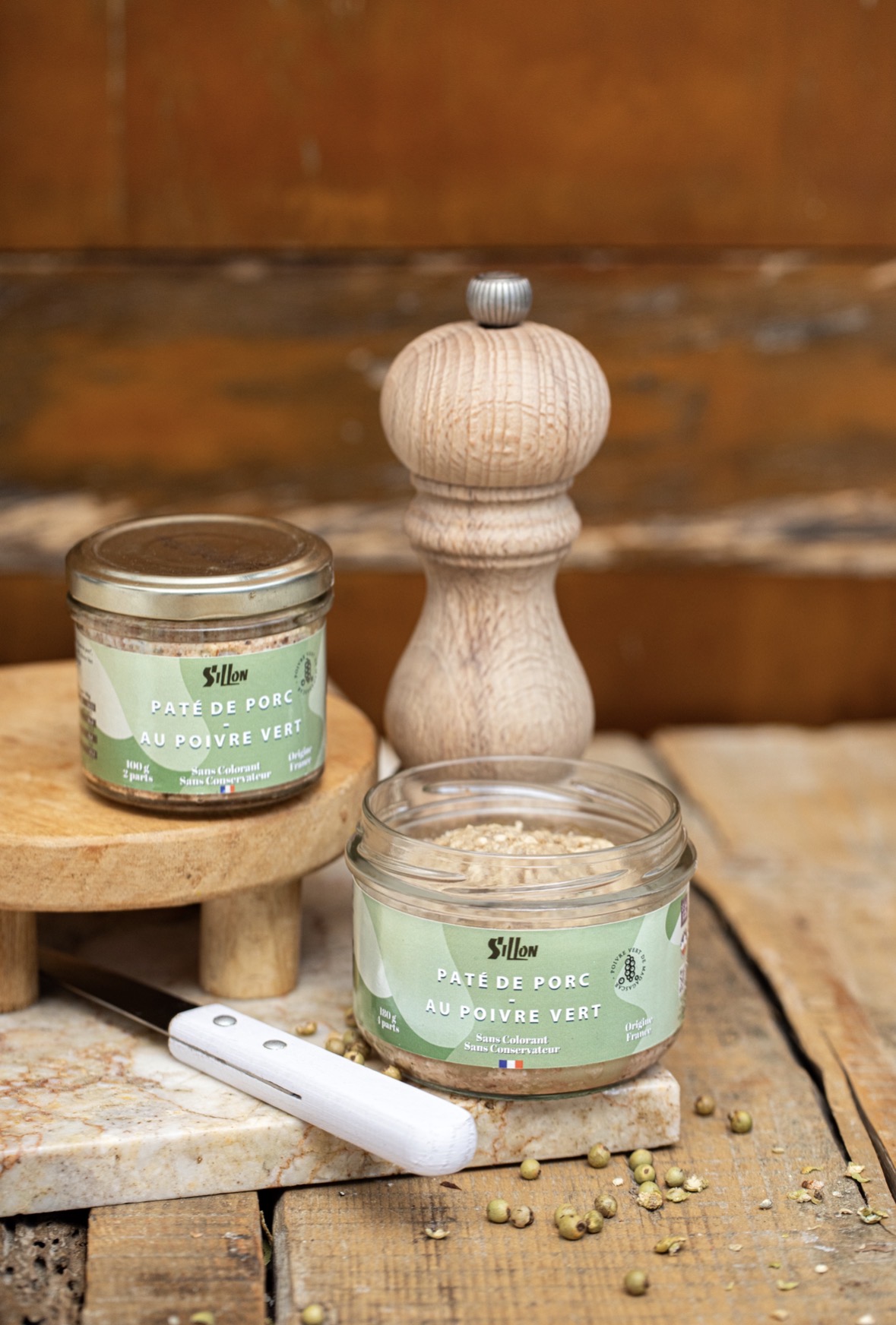 Pate de Porc au Poivre Vert 180g