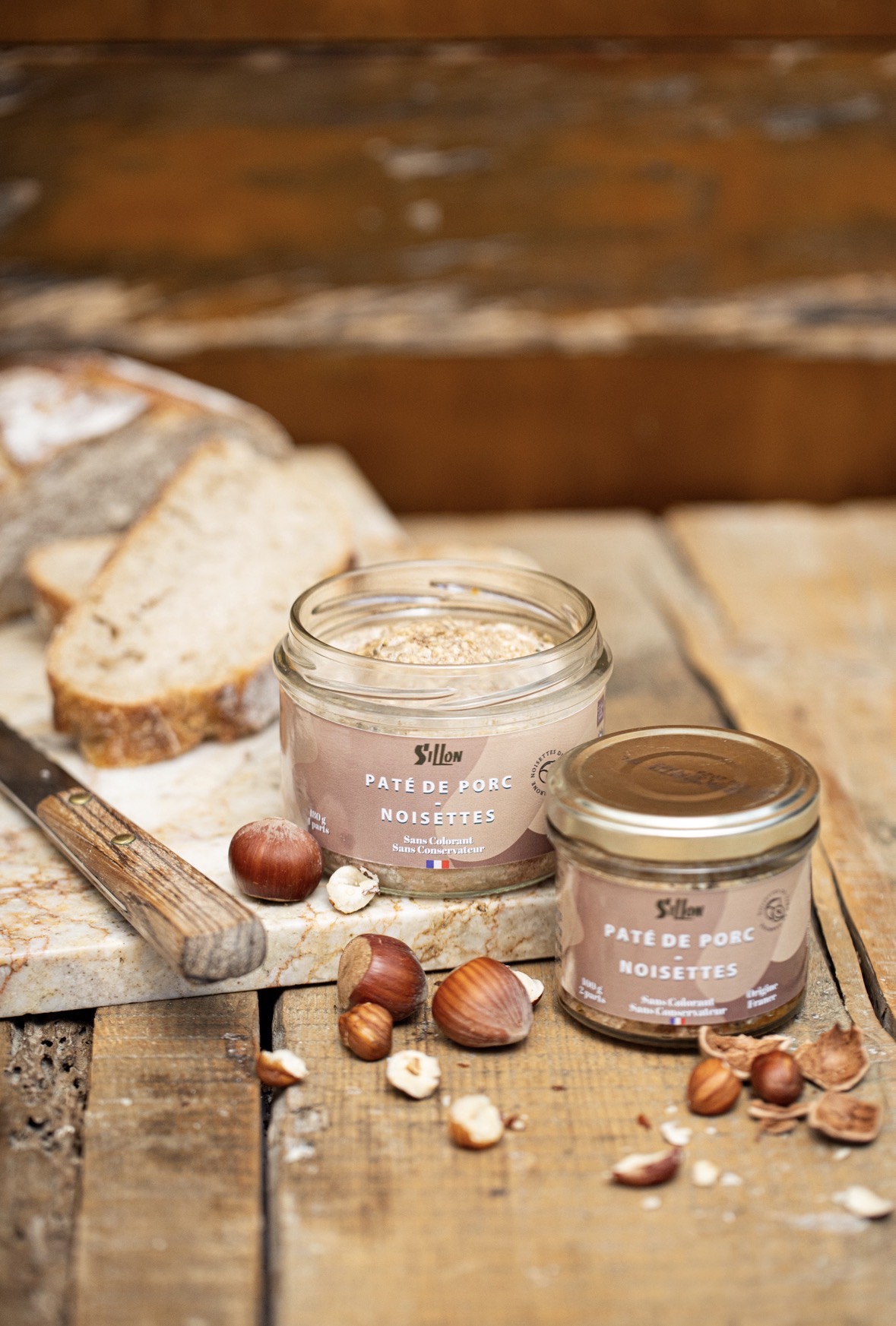 Pate de Porc, Noisettes 180g