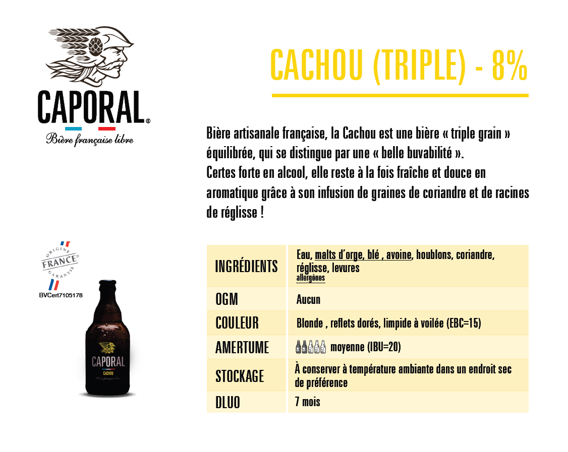 Triple Cachou 8% - 33 cl