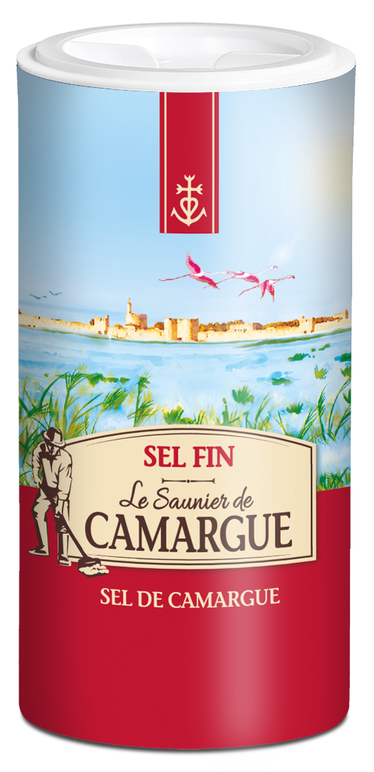Salière 250g sel fin de Camargue
