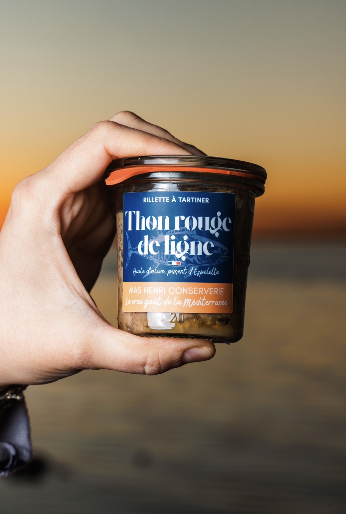 Rillette Thon rouge de ligne, huile d’olive, piment d’Espelette 