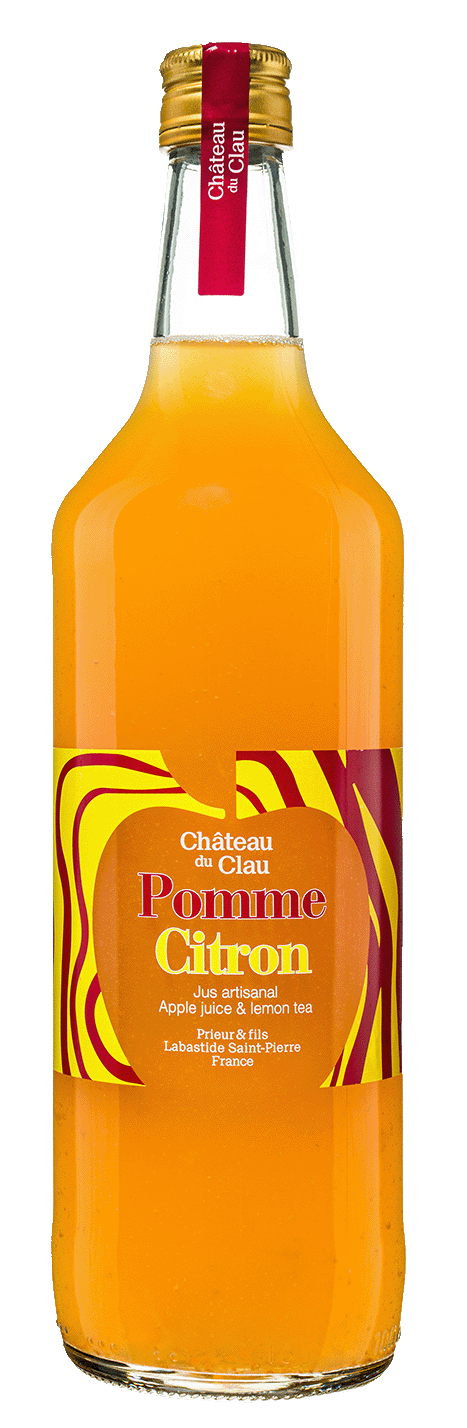 Jus de pomme infusion citron
