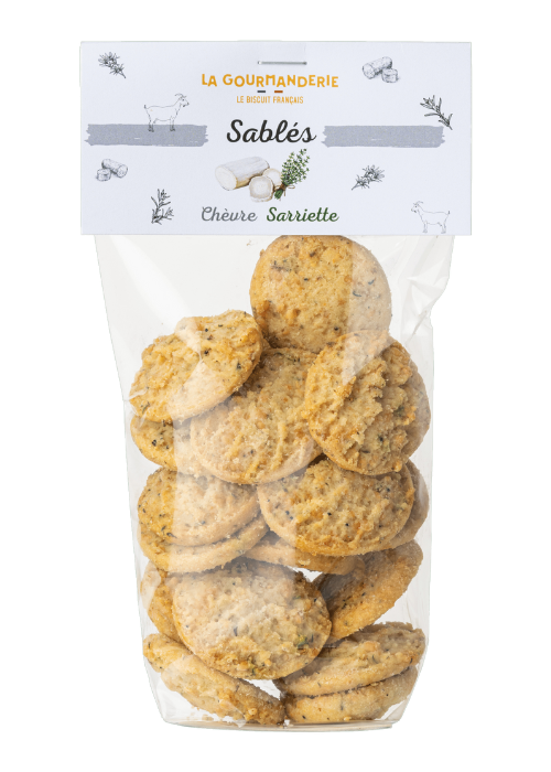 Sablés Chèvre & Sarriette