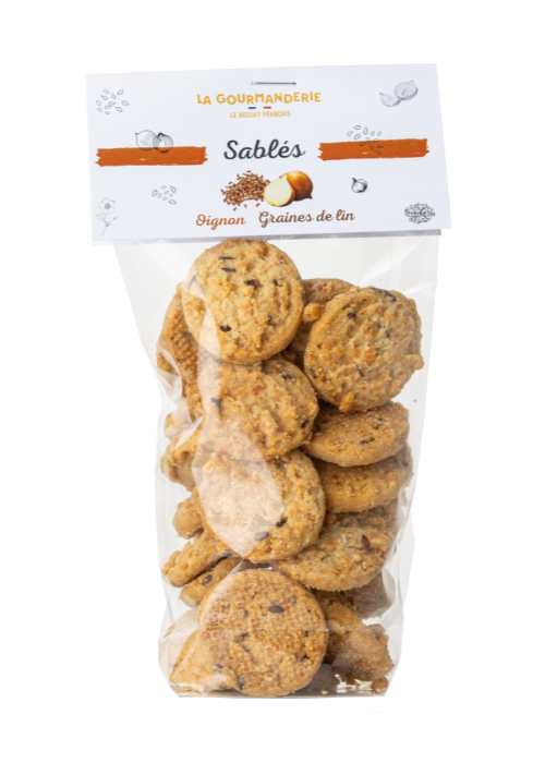 Sablés Oignons graines de lin