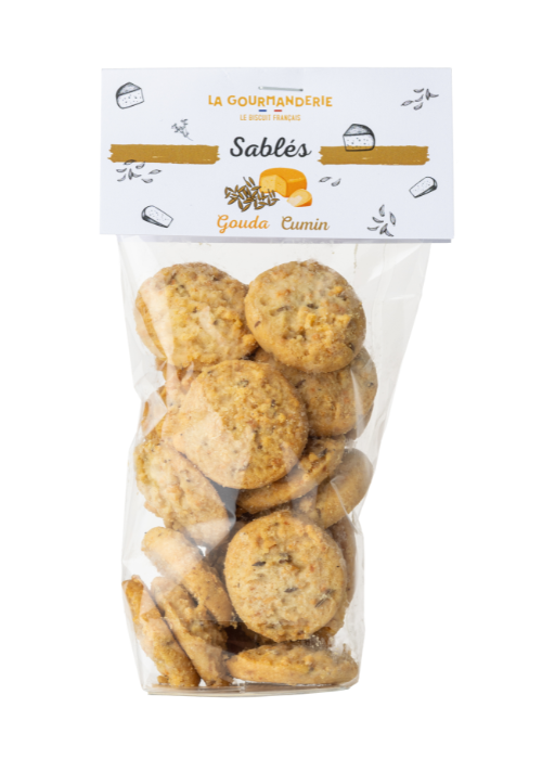 Sablés Gouda et graines de Cumin