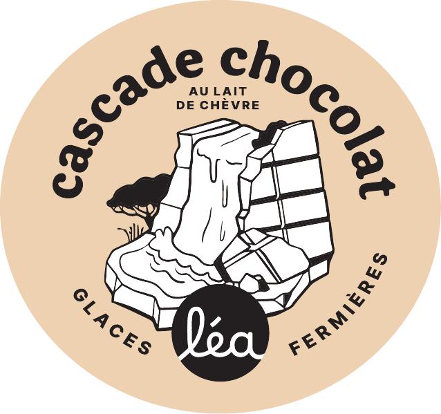 Glace fermière cascade chocolat au lait de chèvre