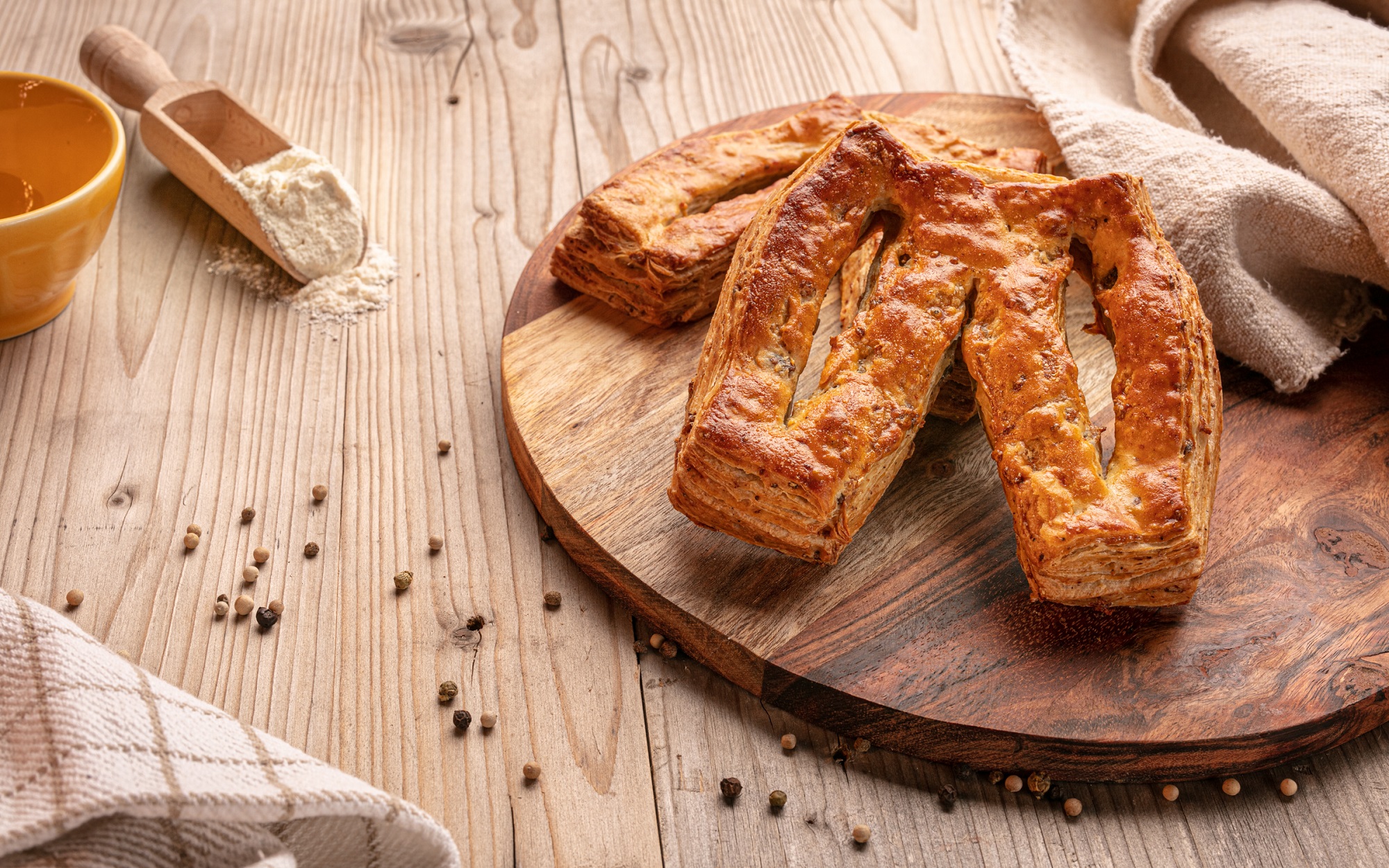 Fougasse aux gratons de porc 120gr et 360gr