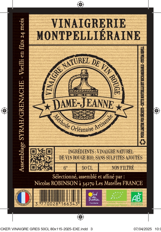 Dame Jeanne 50cl bouteille en grès 