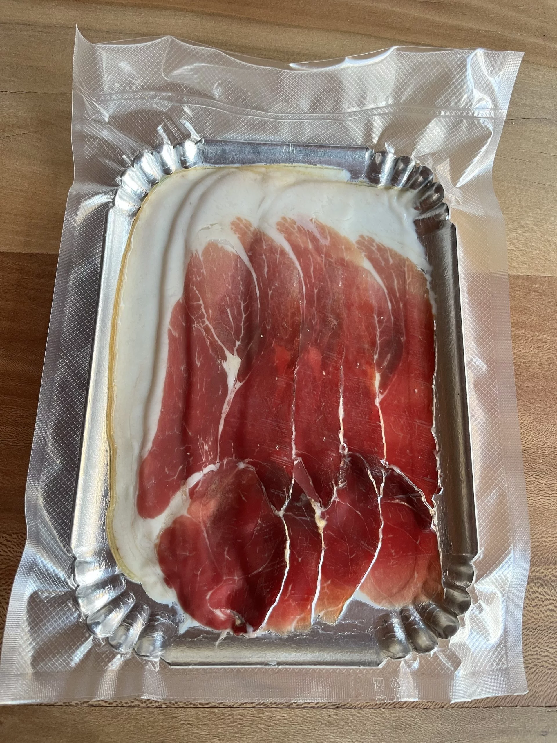 Tranche de jambon cru de 18 mois