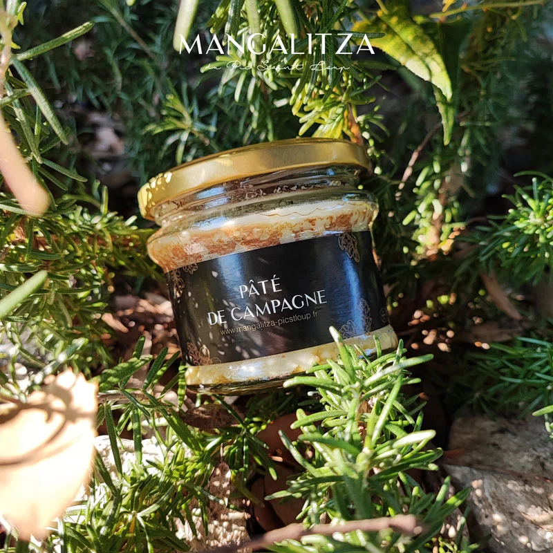 Pâté de campagne de porc Mangalitza