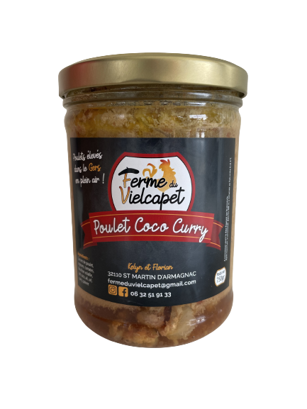 Poulet coco curry