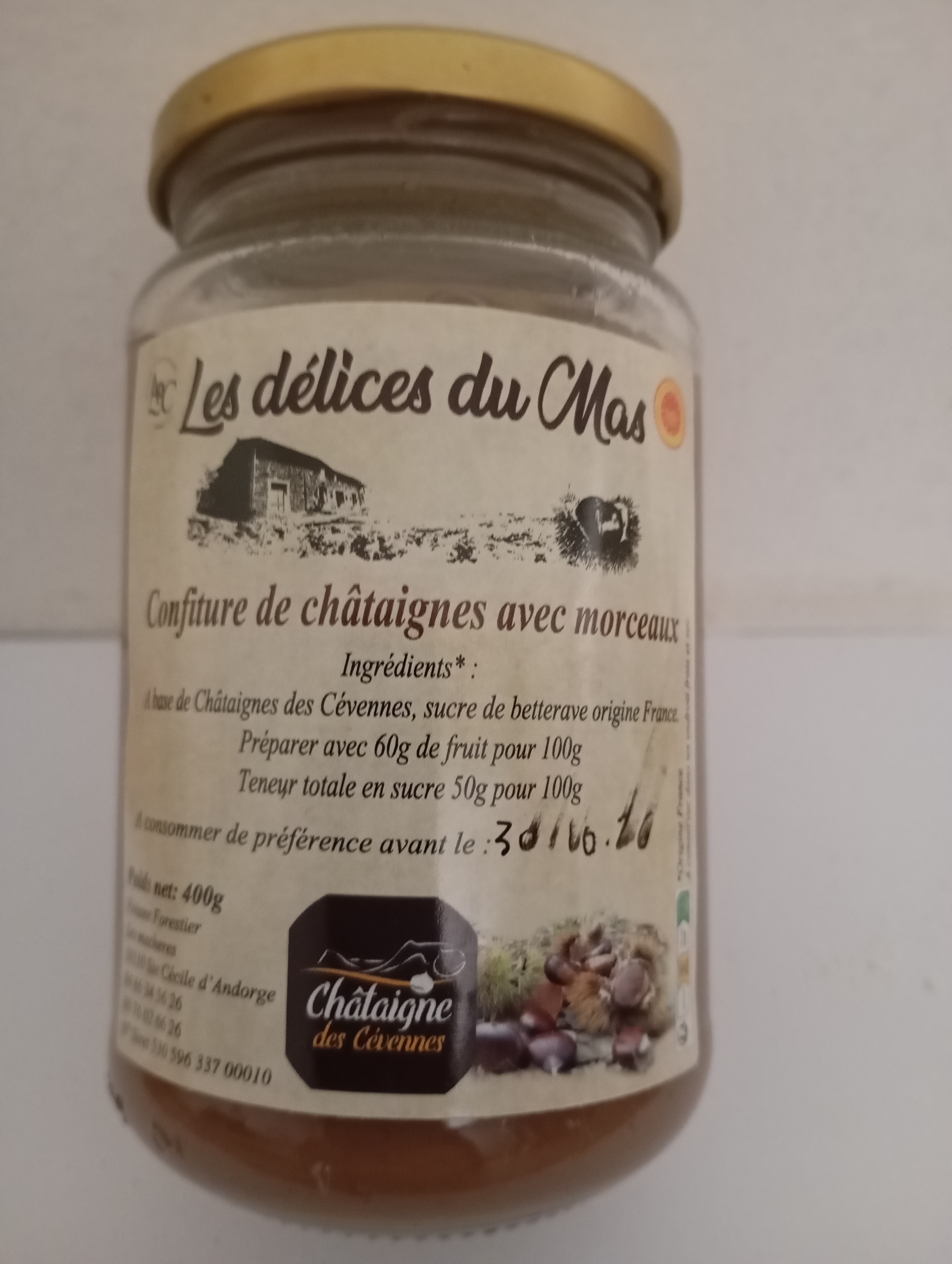 confiture de châtaigne 
