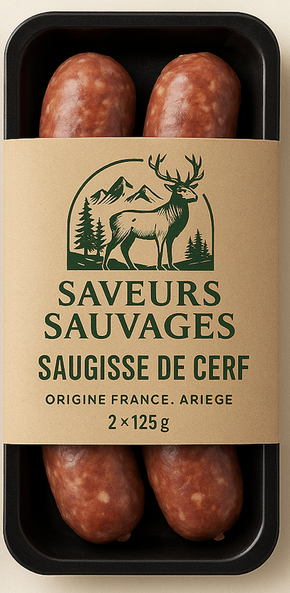 Saucisse de cerf