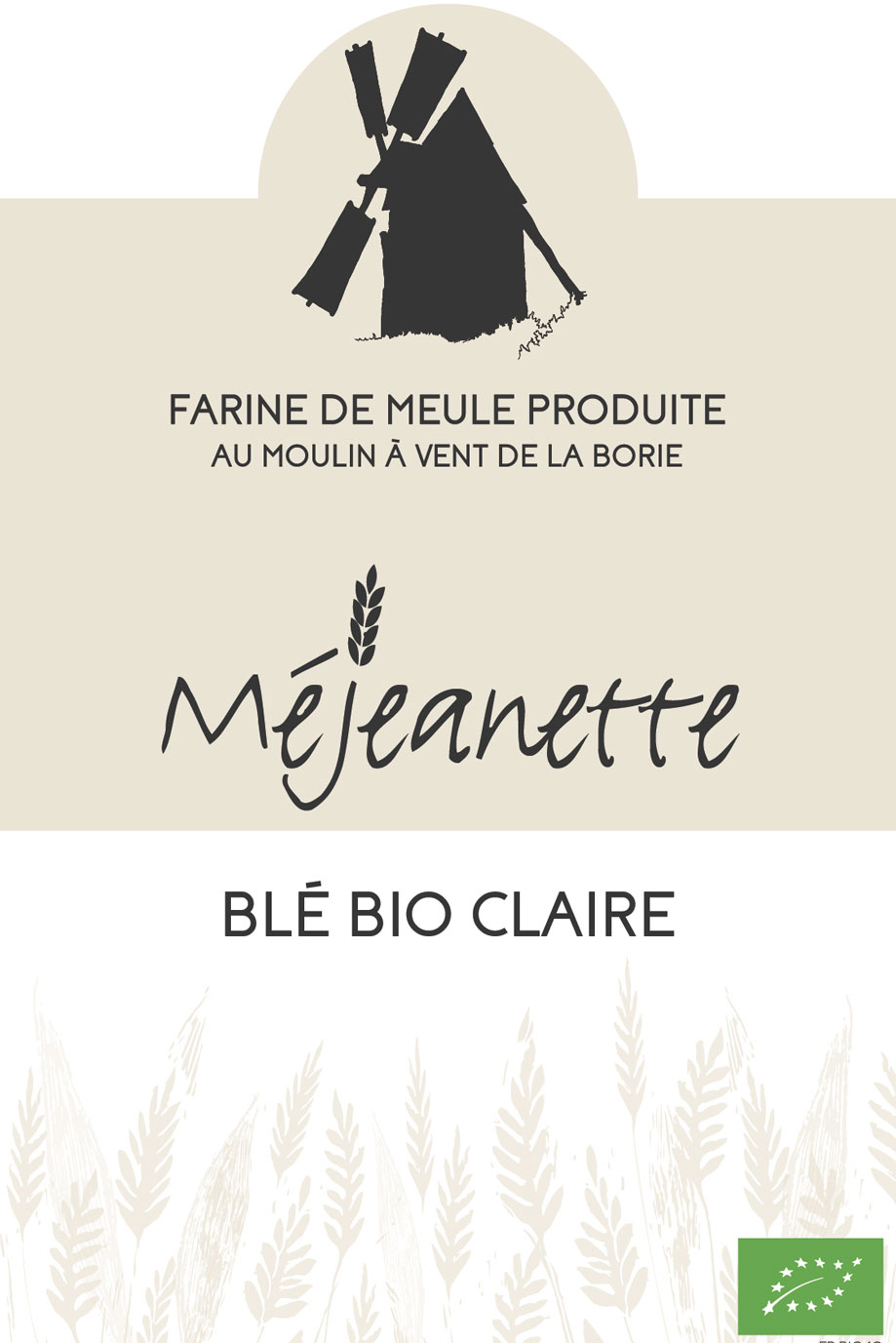Blé bio claire