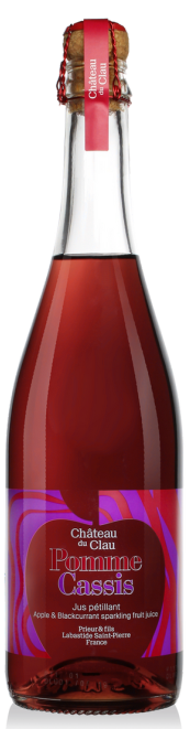 Pétillant de pomme-cassis