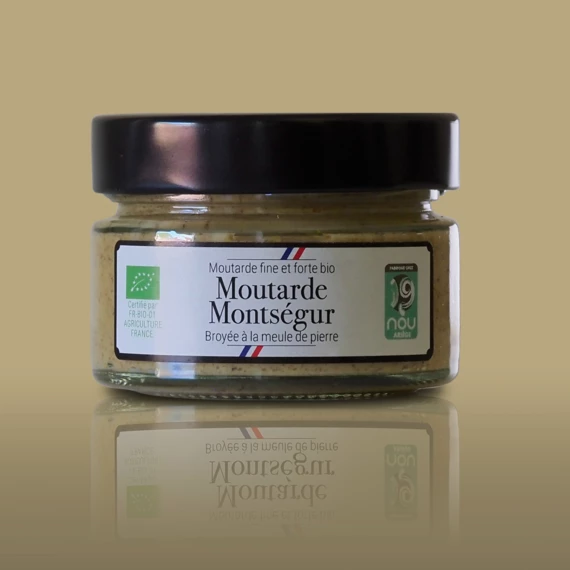 Moutarde Fine et forte bio 100g