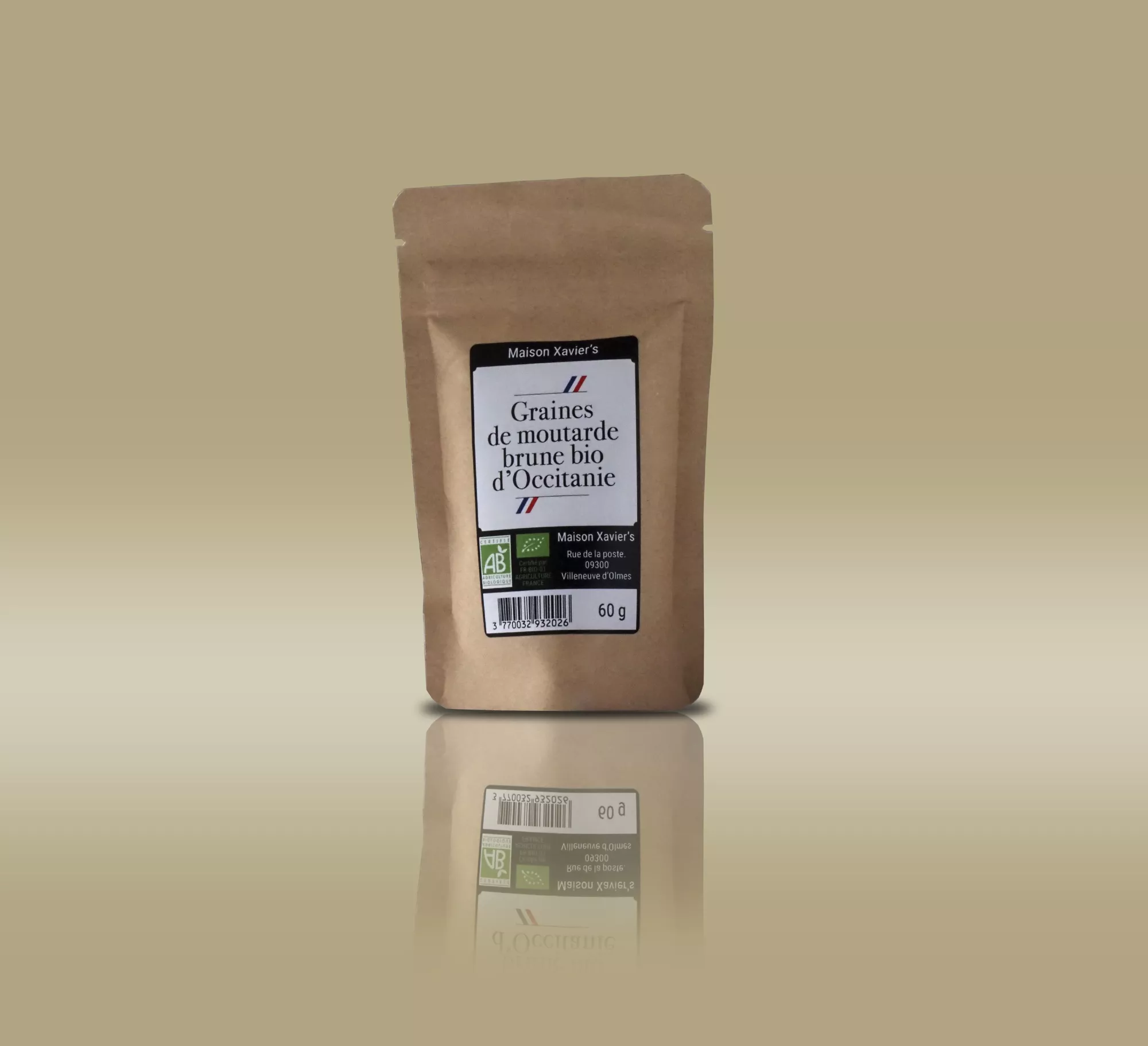 Graines Moutarde brune bio