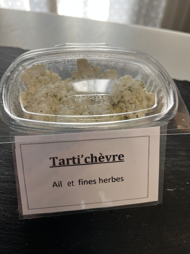 Tarti'chèvre (ail & fines herbes ou noix)