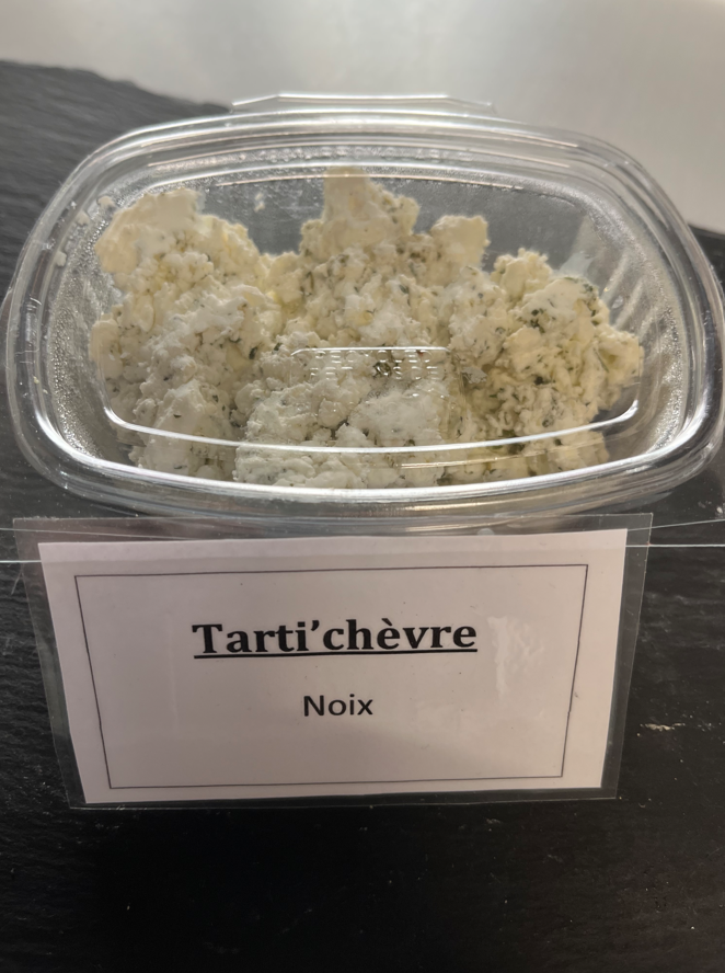 Tarti'chèvre (ail & fines herbes ou noix)