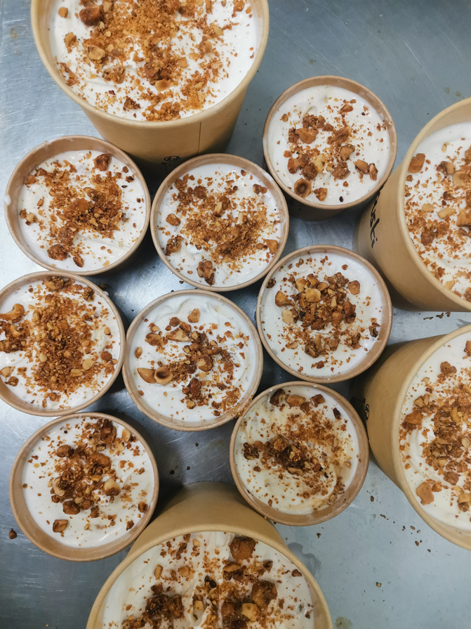 Glace au lait de chèvre